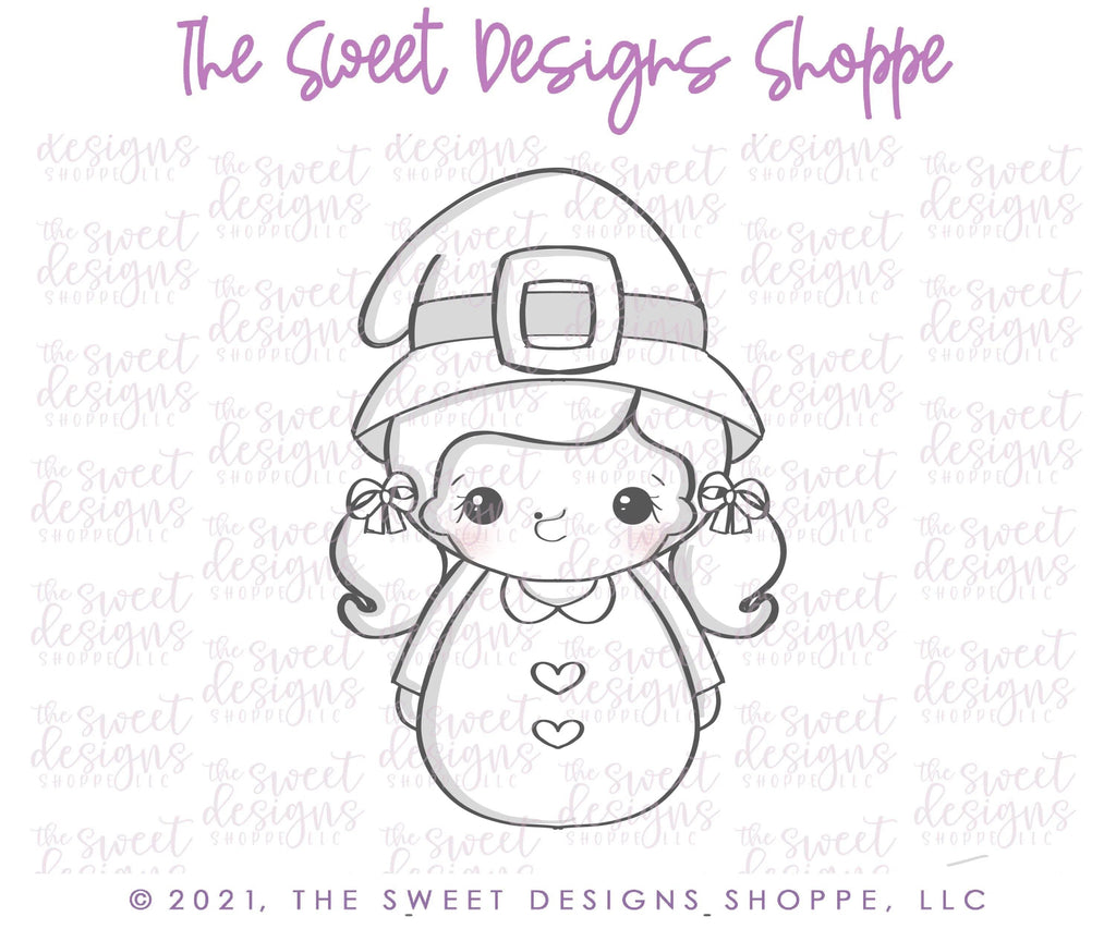 Cookie Cutters - Wobbly Witch - Cookie Cutter - The Sweet Designs Shoppe - TSDS - - ALL,Cookie Cutter,halloween,kids,Kids / Fantasy,Promocode,Wobble