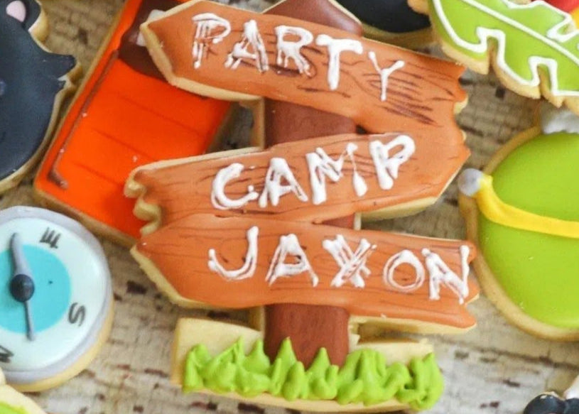 Cookie Cutters - Wood Sign v2- Cookie Cutter - The Sweet Designs Shoppe - TSDS - - ALL,Camping,Cookie Cutter,Customize,directions,Hobbies,Hobbies and Camping,hobby,outdoor,Outdoors,Promocode,Roads,Woodland