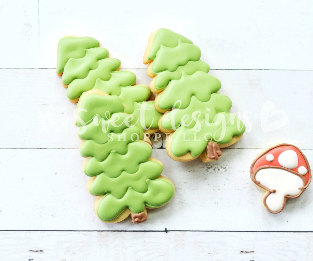 Cookie Cutters - Woodland Tree v2 - Cookie Cutter - The Sweet Designs Shoppe - - ALL, Christmas, Christmas / Winter, Cookie Cutter, Nature, Promocode, Tree, Trees Leaves and Flowers, Woodland