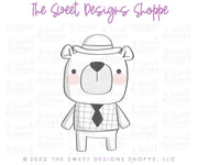 Cookie Cutters - Working Bear - Cookie Cutter - The Sweet Designs Shoppe - TSDS - - ALL,Animal,Animals,Animals and Insects,Cookie Cutter,dad,Father,father's day,grandfather,mother,Mothers Day,Promocode,STL