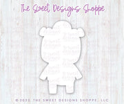 Cookie Cutters - Working Bear - Cookie Cutter - The Sweet Designs Shoppe - TSDS - - ALL,Animal,Animals,Animals and Insects,Cookie Cutter,dad,Father,father's day,grandfather,mother,Mothers Day,Promocode,STL