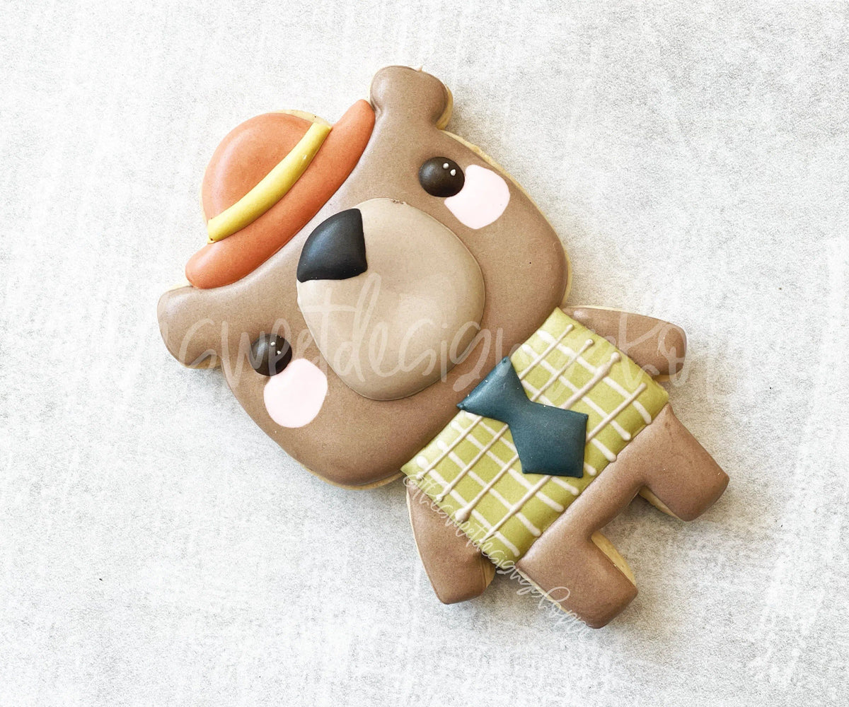 Cookie Cutters - Working Bear - Cookie Cutter - The Sweet Designs Shoppe - TSDS - - ALL,Animal,Animals,Animals and Insects,Cookie Cutter,dad,Father,father's day,grandfather,mother,Mothers Day,Promocode,STL
