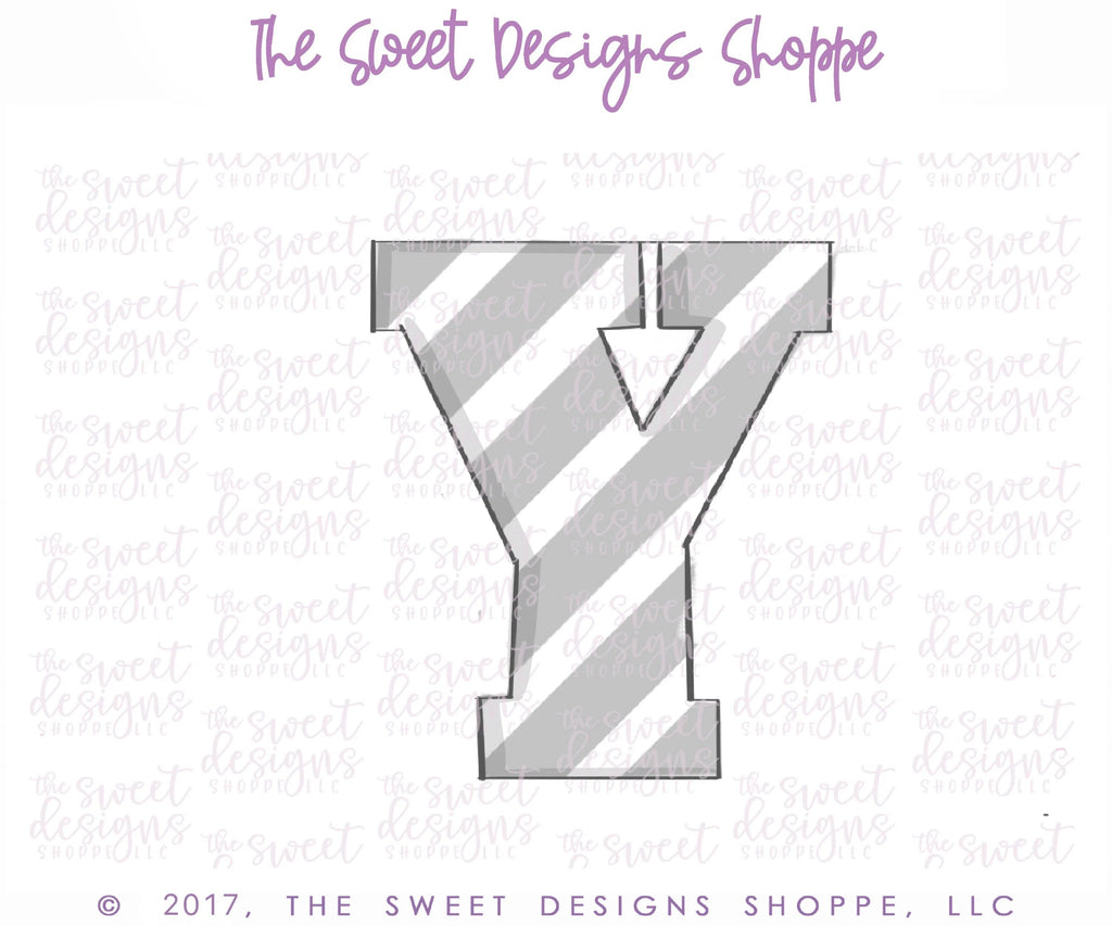 Cookie Cutters - Y In JOY - Cookie Cutter - Sweet Designs Shoppe - - ALL, Christmas, Christmas / Winter, Cookie Cutter, Fonts, JOY, letter, lettering, letters and numbers, Promocode, Winter