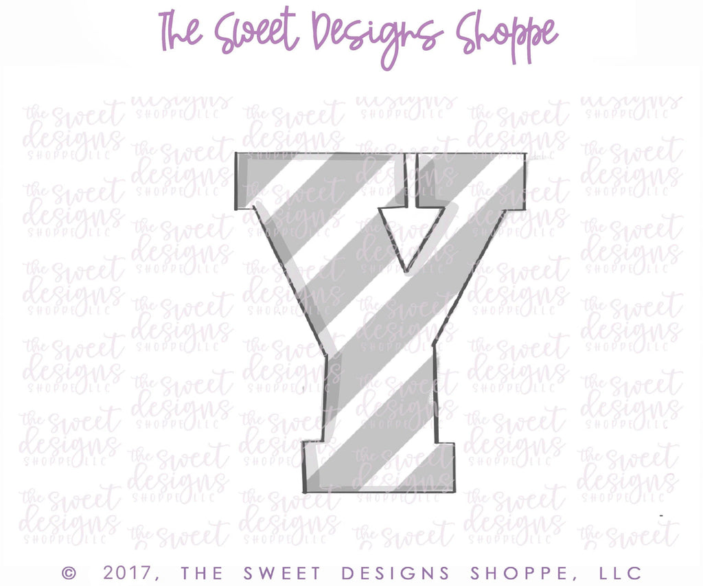 Cookie Cutters - Y In JOY - Cookie Cutter - The Sweet Designs Shoppe - - ALL, Christmas, Christmas / Winter, Cookie Cutter, Fonts, JOY, letter, lettering, letters and numbers, Promocode, Winter