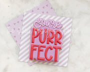 Cookie Cutters - You are Purrfect Plaque - Cookie Cutter - The Sweet Designs Shoppe - TSDS - - ALL,Animals,Cookie Cutter,Love,Plaque,Plaques,Promocode,sending you love plaque,STL,valenteine,valentine,Valentine's,Valentines 2026,valentines plaques