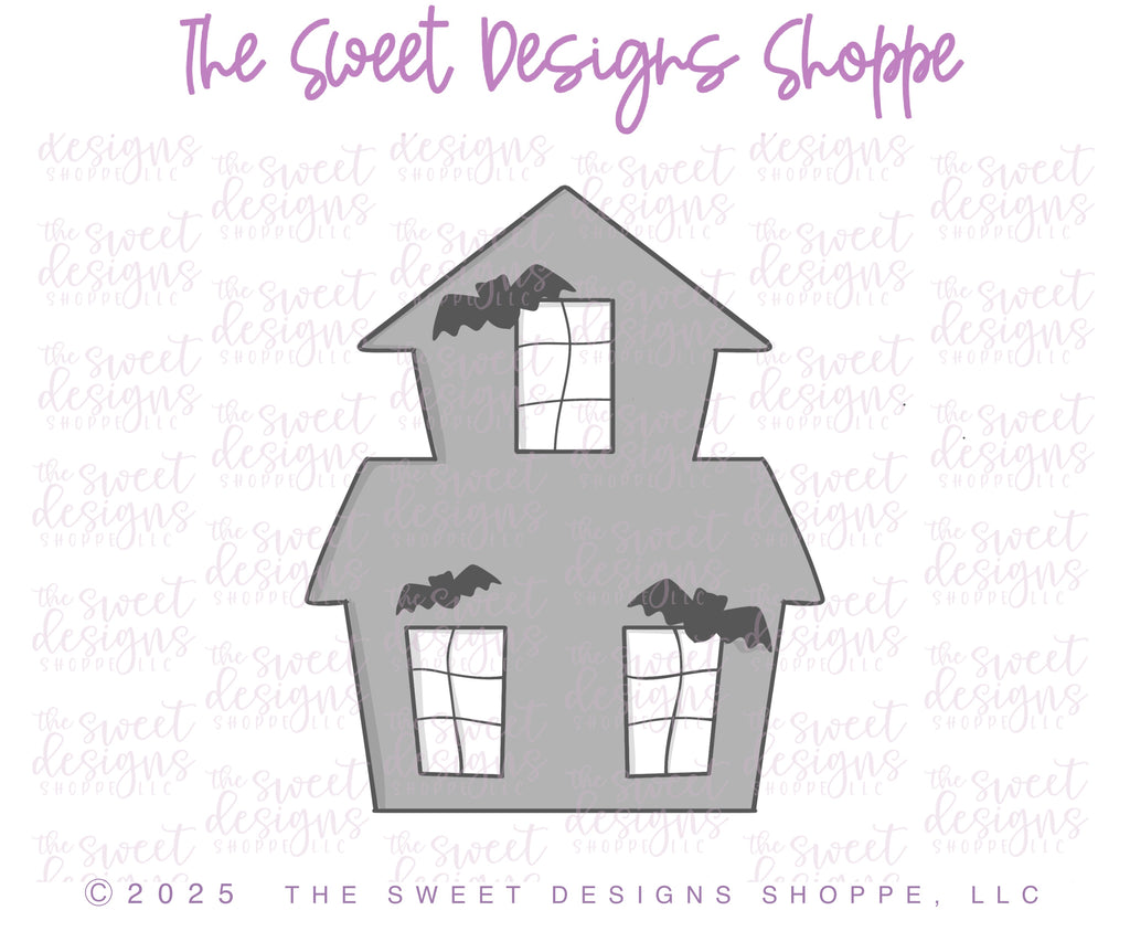 Cookie Cutters - You've been BOOED! Cookie Cutters Set - Set of 3 - Cookie Cutters - The Sweet Designs Shoppe - TSDS - - ALL,Cookie Cutter,Ghost,halloween,haunted house,Mini Sets,Promocode,regular sets,set,STL