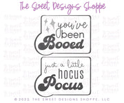 Cookie Cutters - You've Been Booed Missy Plaque - Cookie Cutter - The Sweet Designs Shoppe - TSDS - - ALL,Cauldron,Cookie Cutter,halloween,kids,missypsweets,Plaque,Plaques,PLAQUES HANDLETTERING,Promocode,STL,trick or treat,Witch