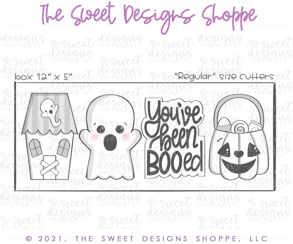Cookie Cutters - You've been BOOed Set - Cookie Cutters - Sweet Designs Shoppe - - ALL, Cookie Cutter, halloween, Halloween set, Halloween Sets, Mini Sets, Promocode, regular sets, set