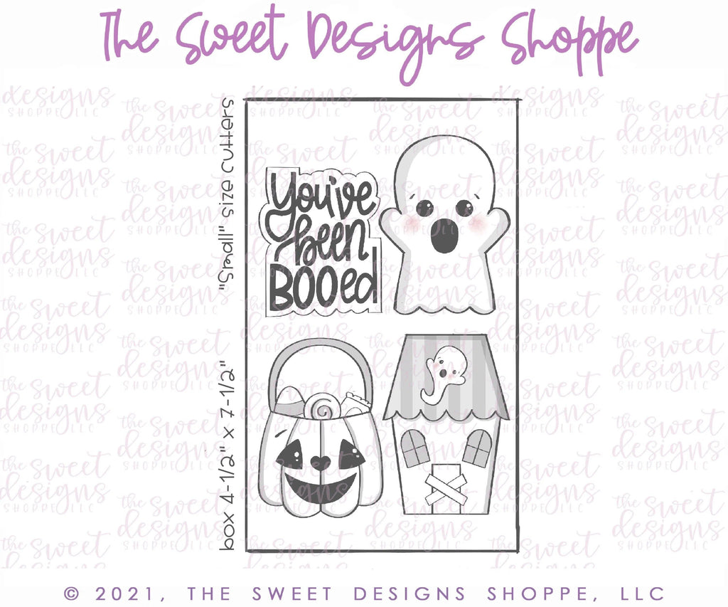 Cookie Cutters - You've been BOOed Set - Cookie Cutters - The Sweet Designs Shoppe - - ALL, Cookie Cutter, halloween, Halloween set, Halloween Sets, Mini Sets, Promocode, regular sets, set