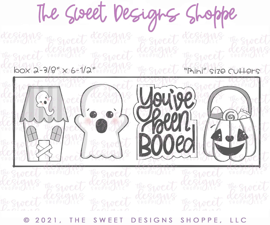 Cookie Cutters - You've been BOOed Set - Cookie Cutters - The Sweet Designs Shoppe - - ALL, Cookie Cutter, halloween, Halloween set, Halloween Sets, Mini Sets, Promocode, regular sets, set