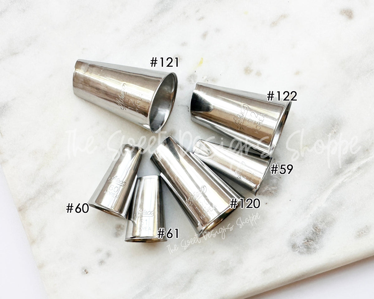Decorating Tools - Curved Petal Tube Set - ATECO - Piping Tips - Set of 6 - ATECO - - Decorate,Decorating,Promocode,tool,tools