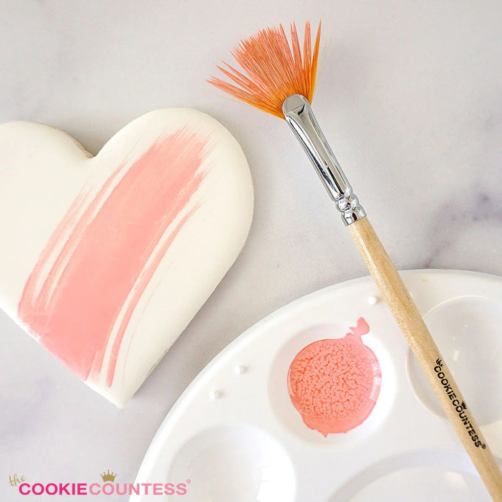 Decorating Tools - Fan Brush - Food Safe Fan Brush - Cookie Countess - - All, Baking, Cookie Countess, Decorating, decorating tools, Promocode