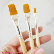 Decorating Tools - High Quality Paint Brushes - Set of 6 - Food Safe - Cookie Countess - - All,Baking,Cookie Countess,Decorating,decorating tools,Promocode,PYO,PYOC