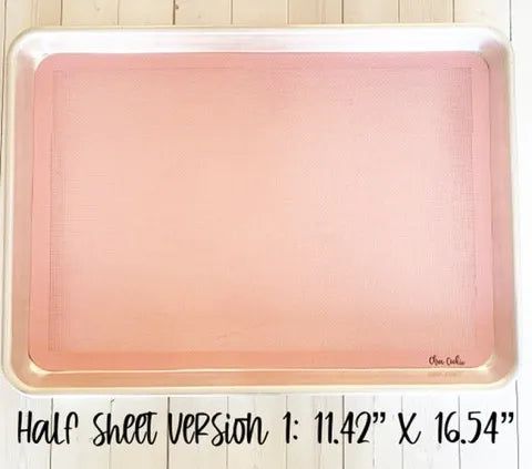 Decorating Tools - Pink Perforated Silicone Baking Mat - HALF SHEET - by ChuaCookie - ChuaCookie - - ALL,Baking Mat,Chua,ChuaCookie,Lettering,Mat,Promocode,Silicone