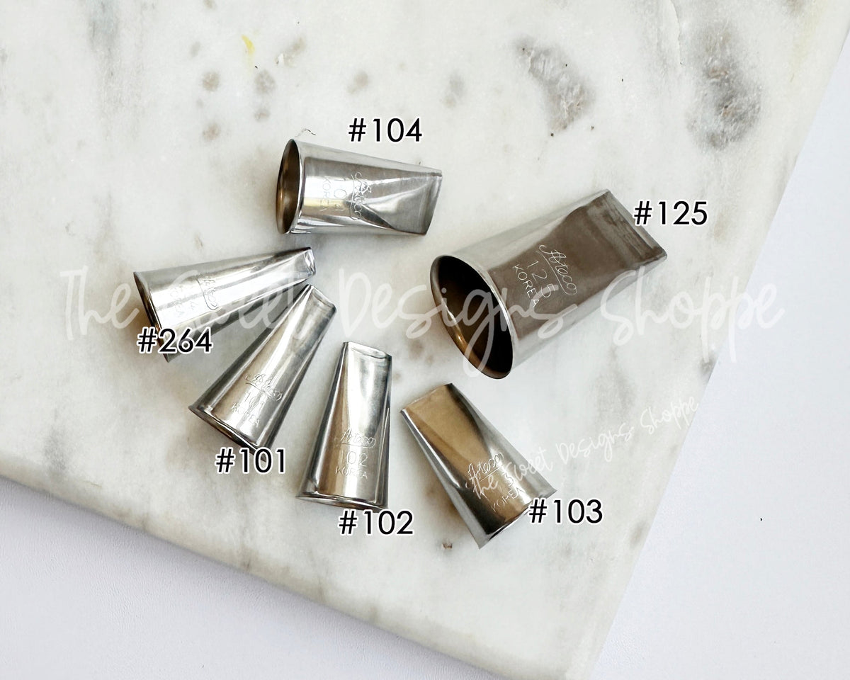 Decorating Tools - Rose Tube Set - ATECO - Piping Tips - Set of 6 - ATECO - - Decorate,Decorating,Promocode,tool,tools