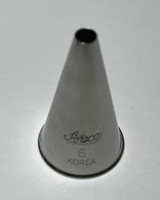 Decorating Tools - Std Tube/Round #6 - ATECO - Piping Tip (0.15inches opening) - ATECO - - Decorate,Decorating,Promocode,tool,tools