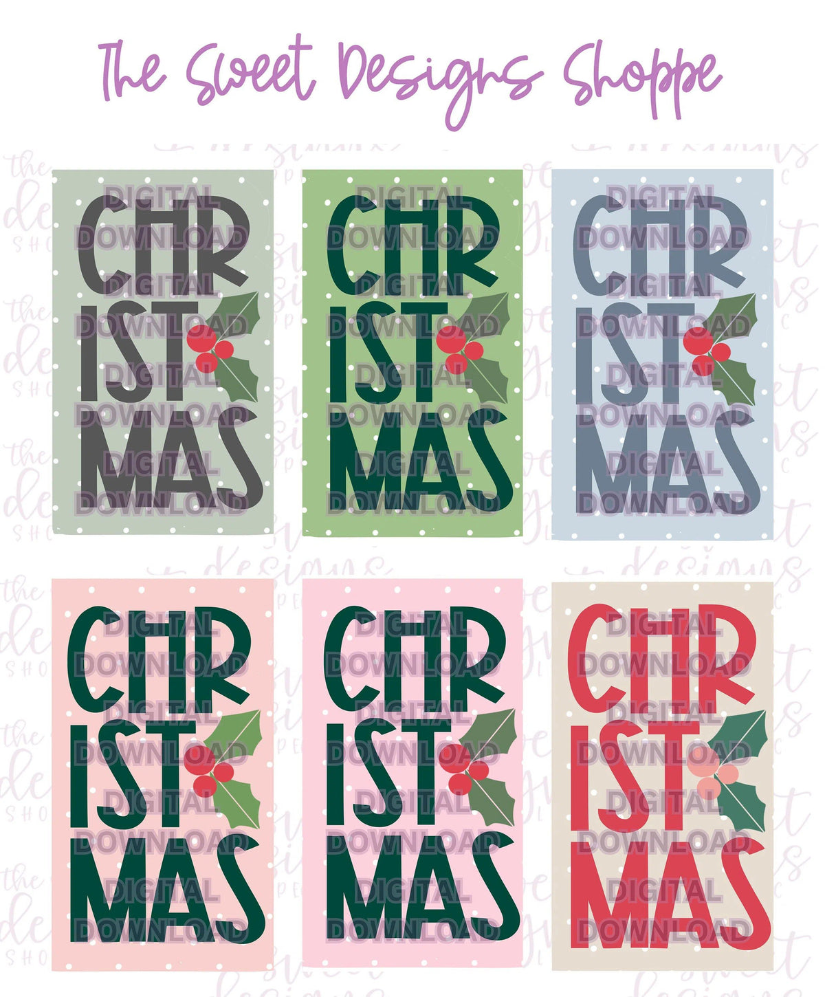 Digital - Christmas Modern Plaque - Digital Instant Download - Eddie Files - The Sweet Designs Shoppe - TSDS - - ALL,Christmas,Christmas / Winter,Download,E-Tag,Eddie,Edible Printer Files,Promocode