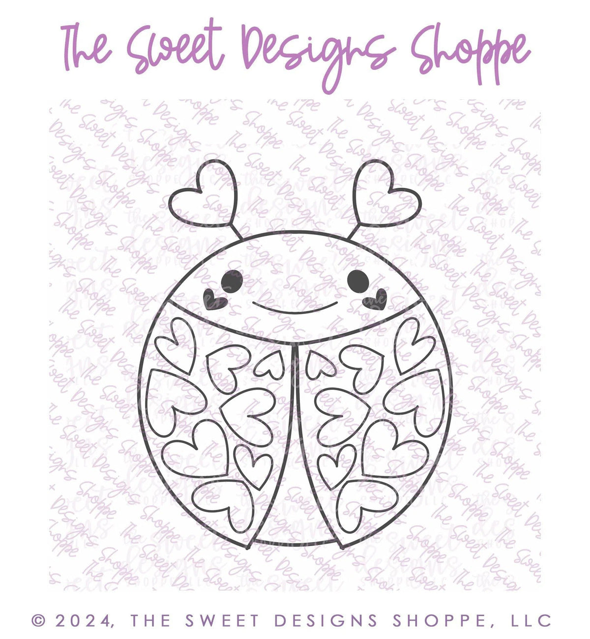 Digital - PYOC Ladybug - Digital Instant Download - Eddie File - The Sweet Designs Shoppe - TSDS - - ALL,Download,E-Tag,Eddie,Edible Printer Files,ladybug001,Promocode,PYO,PYOC,valentine,valentines
