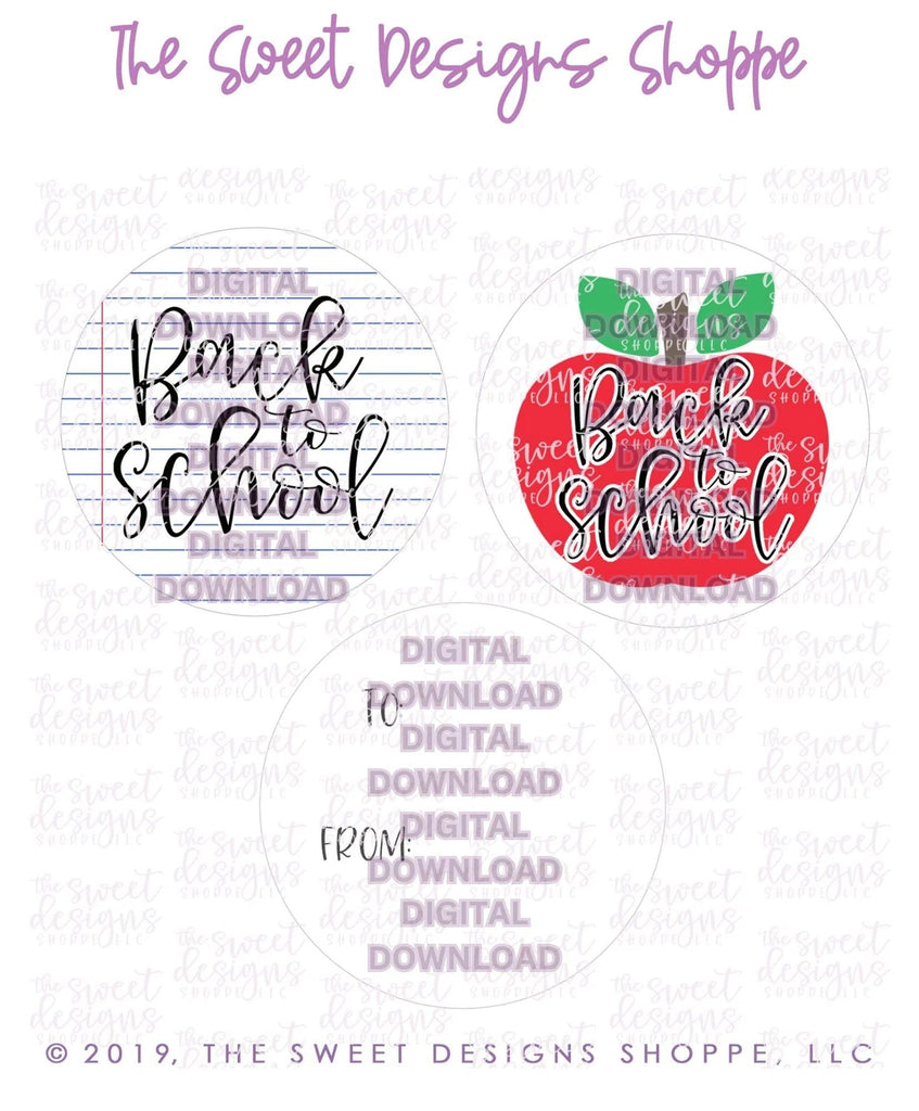E-TAG - Back to School - Digital Instant Download 2" Round Tag - The Sweet Designs Shoppe - TSDS - - 2" Round,ALL,Back to School,dowload,E-Tag,Promocode,Round Tag,School / Graduation,TAG,Tags,toucan,toucan do it
