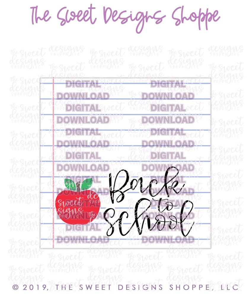 E-TAG - Back to School - Digital Instant Download Topper 3" - Sweet Designs Shoppe - - 2" Round, ALL, bag topper, colorful, E-Tag, Promocode, Round Tag, school, School / Graduation, TAG, Tags, write, write teacher