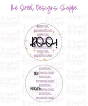 E-TAG - Boo #3 - Digital Instant Download 2" Round Tag - The Sweet Designs Shoppe - TSDS - - 2" Round,ALL,Circle,Download,E-Tag,Halloween,Promocode,Round Tag,TAG,Tags