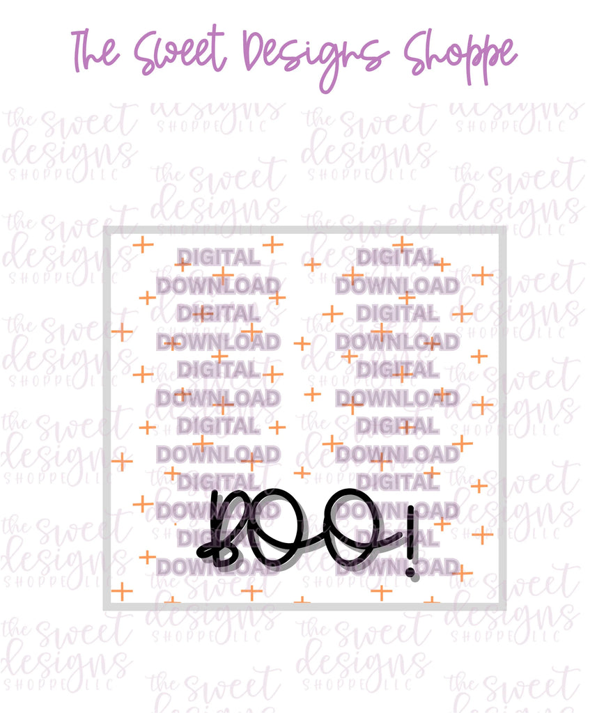 E-TAG - Boo #3 - Digital Instant Download Topper 3" - Sweet Designs Shoppe - - ALL, bag topper, colorful, E-Tag, halloween, Promocode, TAG, Tags