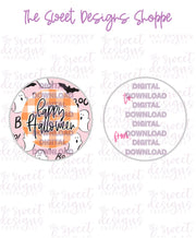 E-TAG - Happy Halloween #1 - Digital Instant Download 2" Round Tag - The Sweet Designs Shoppe - TSDS - - 2" Round,ALL,Circle,Download,E-Tag,Halloween,Promocode,Round Tag,TAG,Tags
