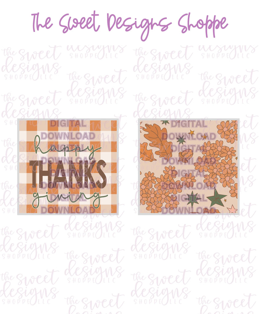 E-TAG - Happy Thanksgiving - Digital Instant Download 2" x 2" Tag - Sweet Designs Shoppe - - ALL, Download, E-Tag, Fall, Fall / Thanksgiving, Halloween / Fall / Thanksgiving, Promocode, square, TAG, Tags, thanksgiving, Thanksgiving Tag, Thanksgiving Tags