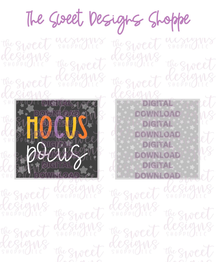 E-TAG - Hocus Pocus - Digital Instant Download 2" x 2" Tag - The Sweet Designs Shoppe - TSDS - - ALL,Download,E-Tag,halloween,Promocode,square,TAG,Tags
