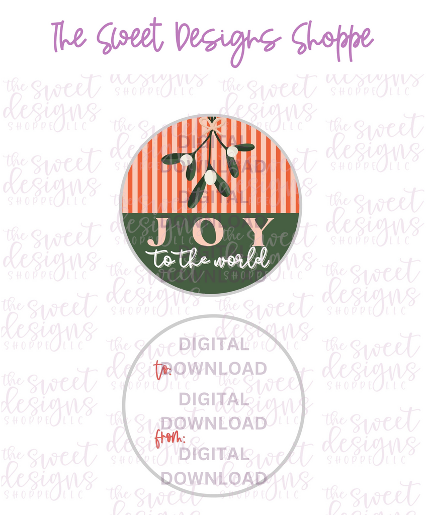 E-TAG - JoyToTheWorld #2 - Digital Instant Download 2" Round Tag - The Sweet Designs Shoppe - TSDS - - 2" Round,ALL,Christmas,Circle,Download,E-Tag,Promocode,Round Tag,TAG,Tags