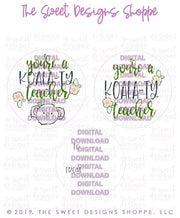 E-TAG - Koala-ty Teacher - Digital Instant Download 2" Round Tag - The Sweet Designs Shoppe - TSDS - - 2" Round,ALL,Animal,animals,Back to School,dowload,E-Tag,koala,Promocode,Round Tag,School / Graduation,TAG,Tags,teacher,teacher appreciation