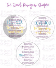 E-TAG - Love you to the Moon and Back - Digital Instant Download 2" Round Tag - The Sweet Designs Shoppe - TSDS - - 2" Round,ALL,E-Tag,Moon,mother,Promocode,Puns,Round Tag,Space,TAG,Tags,Valentines