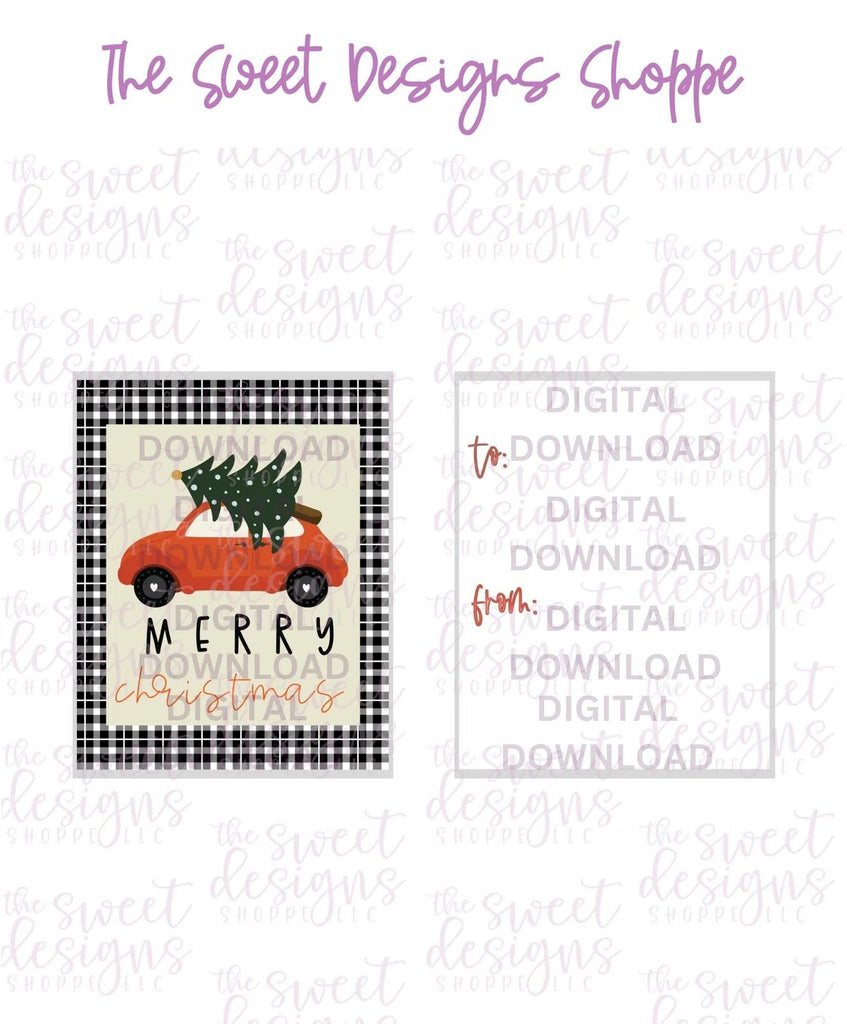 E-TAG - MerryChristmas #8 - Digital Instant Download 2" x 2.5" tag - The Sweet Designs Shoppe - - ALL, Christmas, Download, E-Tag, Promocode, rectangle, TAG, Tags