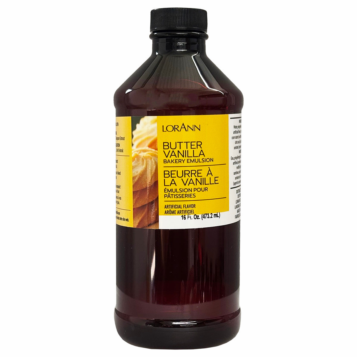 Edible Supplies - Butter-Vanilla, Baking Flavoring Emulsion 16oz by LorAnn - LorAnn - - All,bakery emulsion,Baking,butter vanilla,emulsion,LorAnn,LorAnn's,Promocode