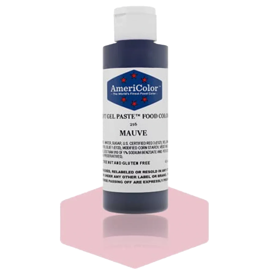Food Colors - Americolor Soft Gel Paste - Mauve - Select Size - Food Color - AmeriColor - 4.5 oz - Americolor SoftGel Paste - Mauve - 216 - ALL,AmeriColor,color,edible,Food Color,Food Coloring,Food Colors,Gel,liquid food coloring,Paste,Promocode,Soft Gel Paste