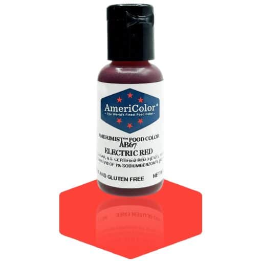 Food Colors - AmeriMist - Electric Red - 0.65oz - AB67 - Airbrush Food Color by: AmeriColor - AmeriColor - 0.65oz - AmeriMist - Electric Red - AB67 - airbrush, AmeriColor, AmeriMist, color, edible, Food Color, Food Coloring, Food Colors, liquid food coloring, Promocode, spray-on