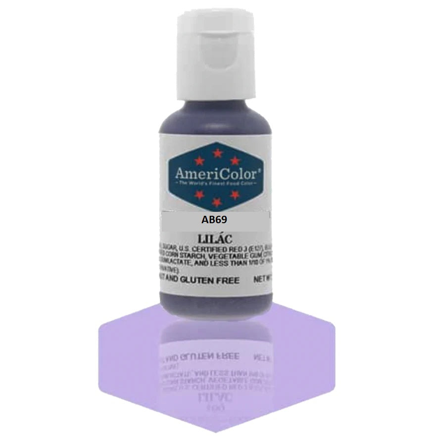 Food Colors - AmeriMist - Lilac - 0.65oz - AB69 - Airbrush Food Color by: AmeriColor - AmeriColor - - airbrush,ALL,AmeriColor,AmeriMist,color,edible,Food Color,Food Coloring,Food Colors,liquid food coloring,Promocode,spray-on