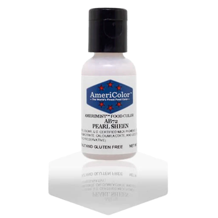 Food Colors - AmeriMist - Pearl Sheen - 0.65oz - AB72 - Airbrush Food Color by: AmeriColor - AmeriColor - - airbrush,ALL,AmeriColor,AmeriMist,color,edible,Food Color,Food Coloring,Food Colors,liquid food coloring,Promocode,spray-on
