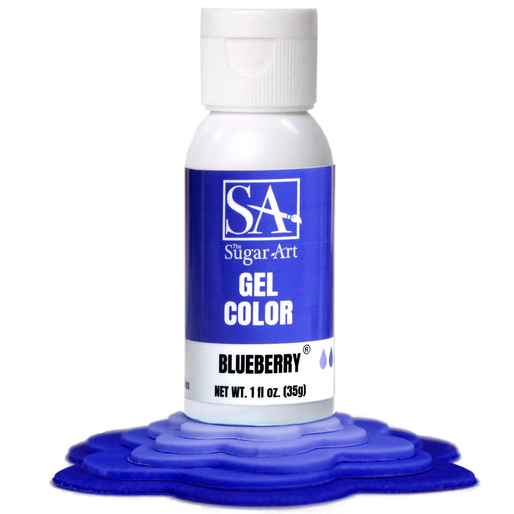 Food Colors - Blueberry - Gel Food Color - 1oz by: The Sugar Art - The Sugar Art Inc. - Blueberry - Gel Food Color - color, edible, Food Color, Food Coloring, Food Colors, Gel, liquid food coloring, Promocode, The Sugar Art, thesugarart