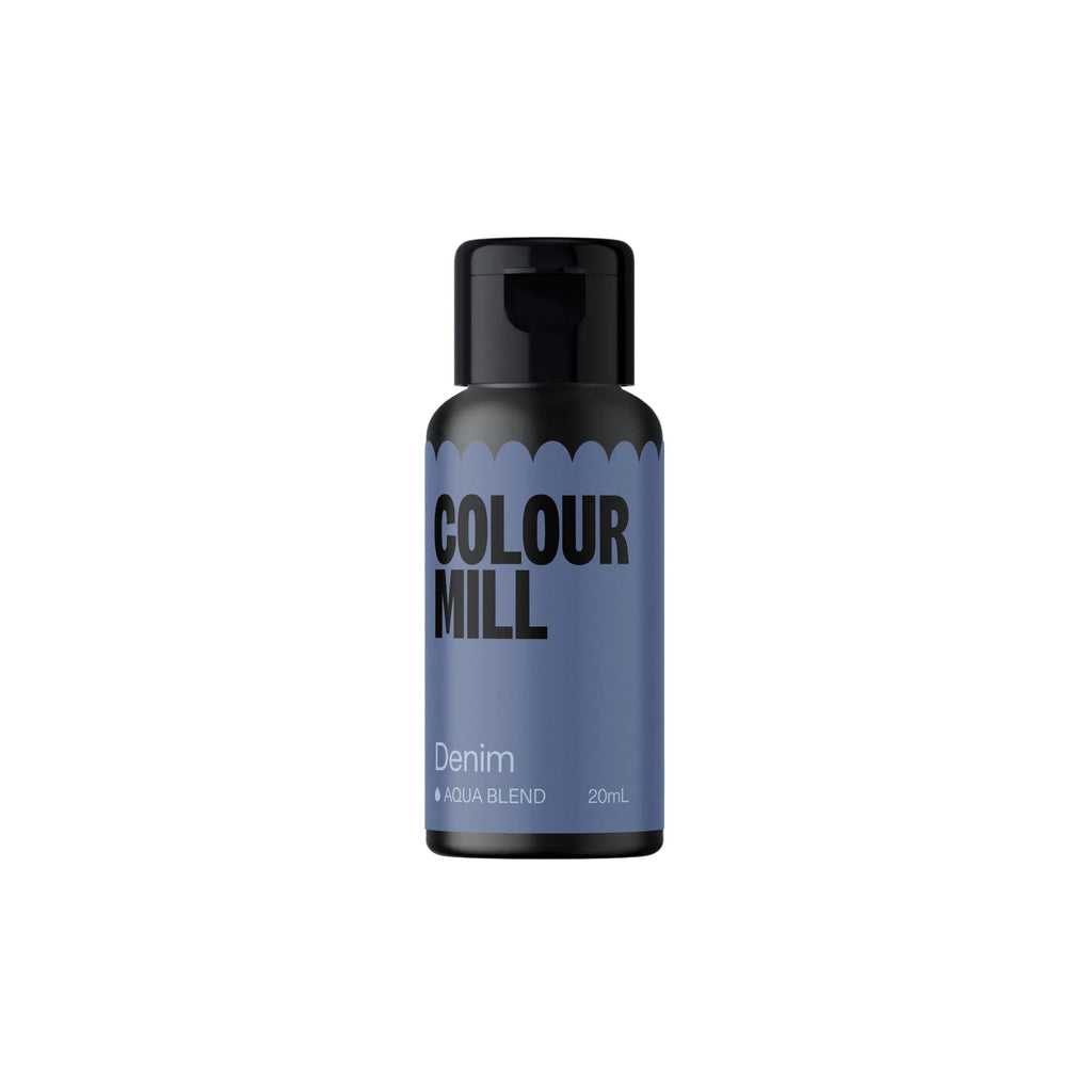 Food Colors - Denim - Aqua Blend - Food Color - 20ml by: Colour Mill - Colour Mill - - Aqua Blend,color,Color Mill,Colour Mill,edible,Food Color,Food Coloring,Food Colors,Gel,liquid food coloring,Promocode