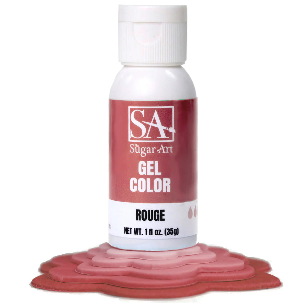 Food Colors - Rouge - Gel Food Color - 1oz by: The Sugar Art - The Sugar Art Inc. - Rouge - Gel Food Color - color, edible, Food Color, Food Coloring, Food Colors, Gel, liquid food coloring, new, Promocode, The Sugar Art, thesugarart