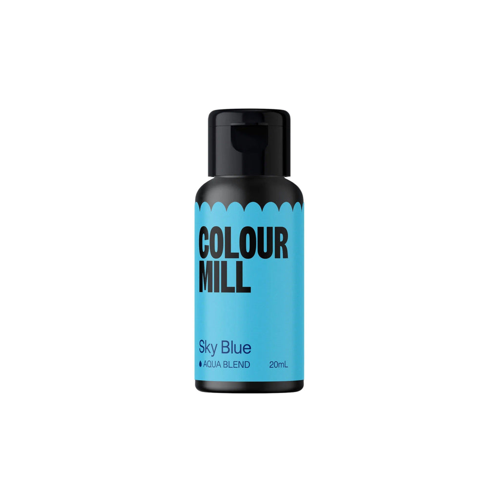 Food Colors - Sky Blue - Aqua Blend - Food Color - 20ml by: Colour Mill - Colour Mill - Sky Blue - Aqua Blend 20ml - Colour Mill - Aqua Blend, color, Color Mill, Colour Mill, edible, Food Color, Food Coloring, Food Colors, Gel, liquid food coloring, Promocode