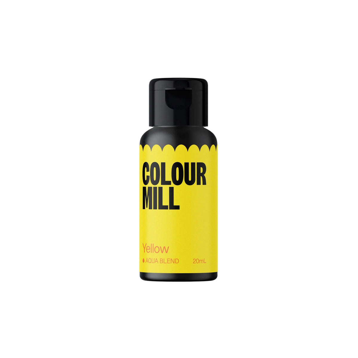 Food Colors - Yellow - Aqua Blend - Food Color - 20ml by: Colour Mill - Colour Mill - - Aqua Blend,color,Color Mill,Colour Mill,edible,Food Color,Food Coloring,Food Colors,Gel,liquid food coloring,Promocode