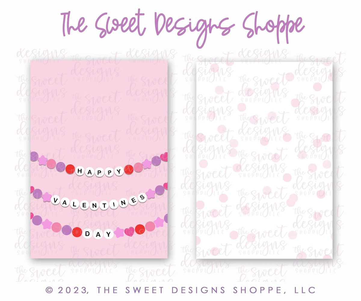 Gift Tag - Gift Tag: Friendship Bracelet 2" x 3" - Set of 25 Tags , Pre-punched hole. - The Sweet Designs Shoppe - TSDS - - ALL,Gift Tag,Printed tag,Promocode,TAG,Tags,Taylor Swift,Valentine,Valentines