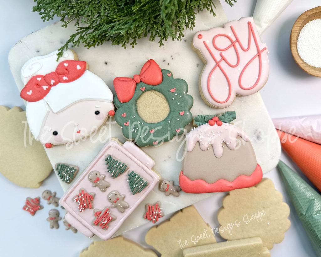 In-Person Class - In-Person Decorating Class - Beginners - Mrs. Claus Holiday Baking Magic - Nov-14th-2024 9:30am to 11:30am - 2 Hours - Greenville, SC - The Sweet Designs Shoppe - - ALL, Christmas, Christmas / Winter, Christmas Cookies, class, Classes, In Person, in-peson, Judit Reding, Local, new, Promo