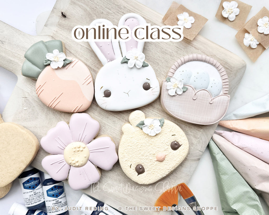 Online Class - ONLINE CLASS - Pastel Easter Cookie Decorating - The Sweet Designs Shoppe - TSDS - - ALL,online class,Promocode