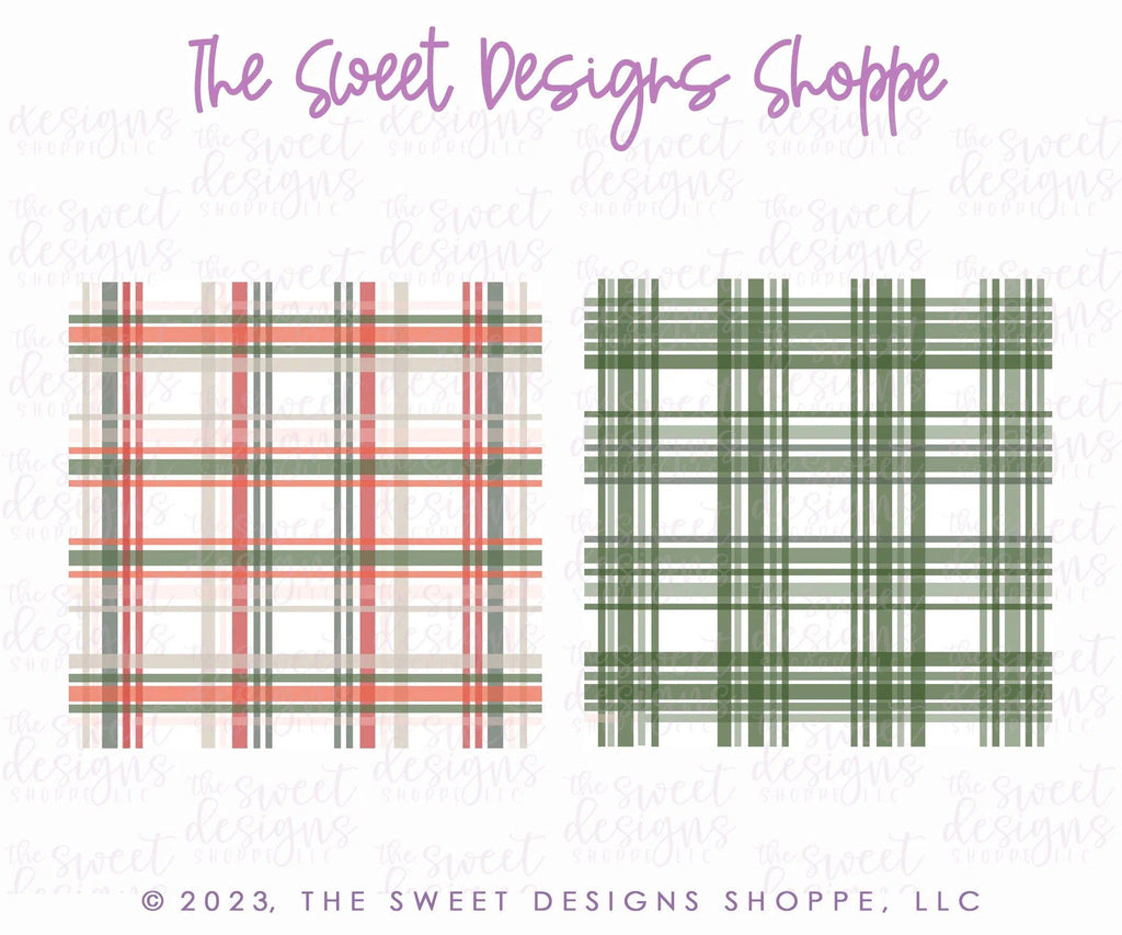 Printed Box Backer - Printed Box Backer : Christmas Plaid - Set of 25 Backers ( Select Size) - The Sweet Designs Shoppe - TSDS - - ALL,back,backers,box backers,boxbacker,Christmas,Christmas / Winter,Christmas Backer,PrintedBoxBacker,Promocode