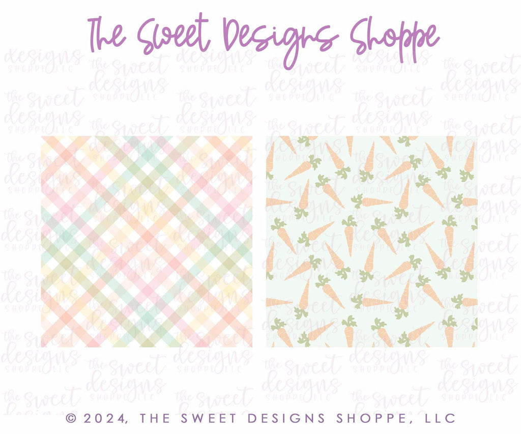 Printed Box Backer - Printed Box Backer : Easter Carrots - Set of 25 Backers ( Select Size) - The Sweet Designs Shoppe - TSDS - - ALL,back,backers,box backers,boxbacker,Clearance,Easter,Easter / Spring,green,PrintedBoxBacker,Promocode,Rainbow