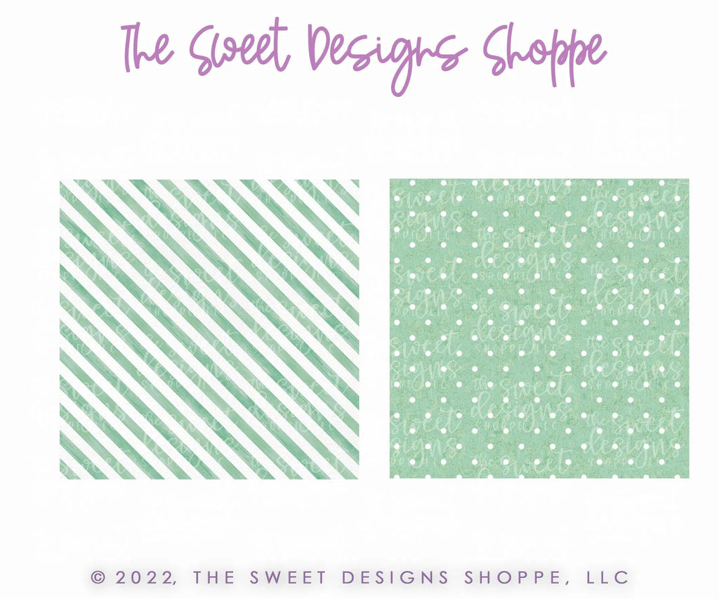 Printed Box Backer - Printed Box Backer : Green Holiday - Set of 25 Backers ( Select Size) - The Sweet Designs Shoppe - - ALL, back, backers, box backers, boxbacker, Christmas, Christmas / Winter, Christmas Backer, PrintedBoxBacker, Promocode