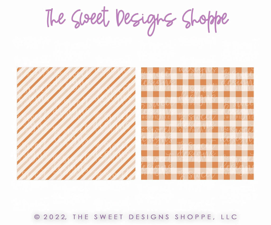 Printed Box Backer - Printed Box Backer : Orange Holiday - Set of 25 Backers ( Select Size) - The Sweet Designs Shoppe - TSDS - - ALL,back,backers,box backers,boxbacker,Clearance,PrintedBoxBacker,Promocode
